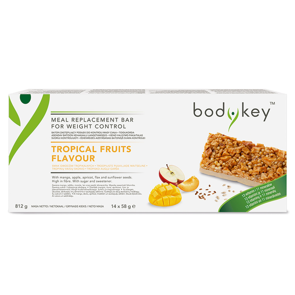 16709535596398ba5751a71 Meal Replacement Bar Tropical Fruits Bodykey by Nutrilite™