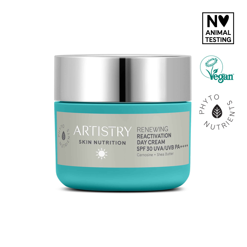 Atnaujinantis aktyvinamasis dieninis kremas SPF 30 Artistry Skin Nutrition 123787 Artistry Skin Nutrition™ Regeneruojančios reaktyvacijos dieninis kremas SPF 30