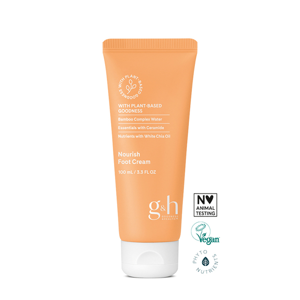 125899 IMAGE product image 600 600 Nourish Foot Cream g&h GOODNESS & HEALTH™