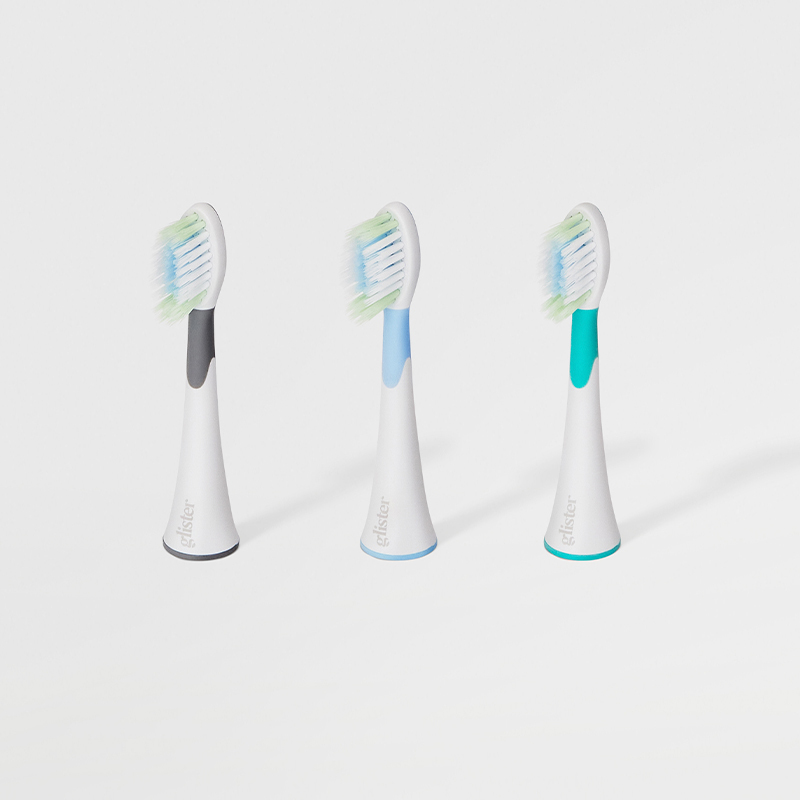 127706 Multi-Action Power Toothbrush Glister™ Replacement Brush Heads
